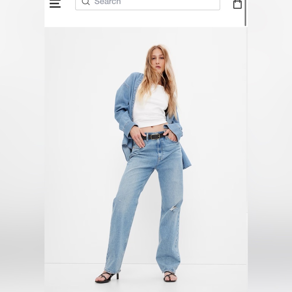 Gap High rise 90s loose jeans regular